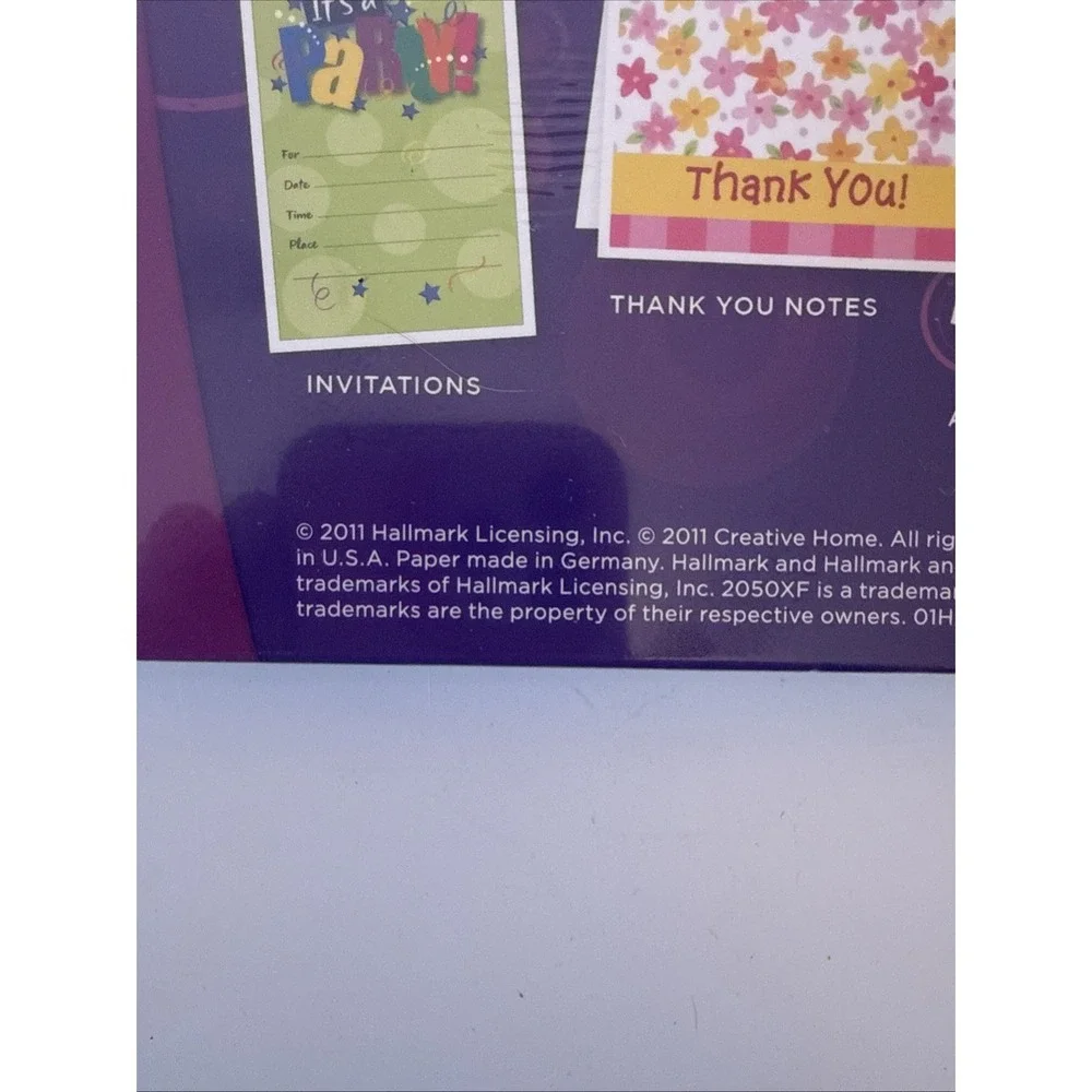 20 Hallmark Greeting Cards Premium Blank Half-Fold Matte & Envelopes NEW SEALED